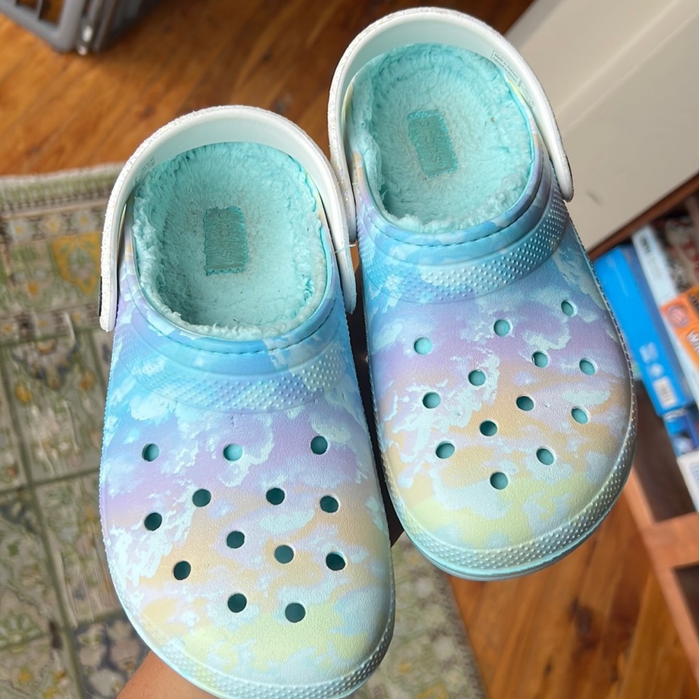 Fleece Lined Crocs❤️excellent condition